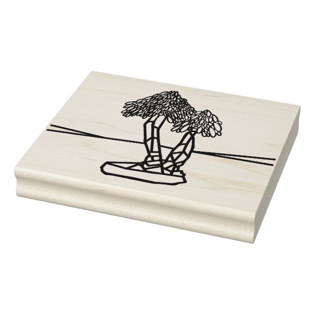 FARBE ME PALM BONSAI GUMMISTEMPEL (Stempel)