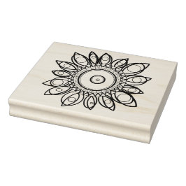 FARBE ME PEACOCK MANDALA GUMMISTEMPEL