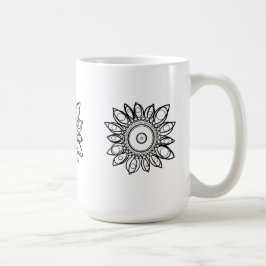 FARBE ME PEACOCK MANDALA KAFFEETASSE