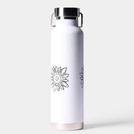 FARBE ME PEACOCK MANDALA TRINKFLASCHE