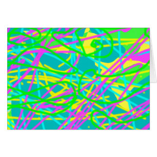 Färbe meine Träume Kritzelmuster Expressive Kunst