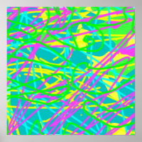 Färbe meine Träume Kritzelmuster Expressive Kunst