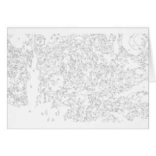 Farbe nach Zahlen: Die Starry-Night-Karte