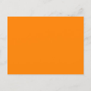 Farbe Orange Postkarte
