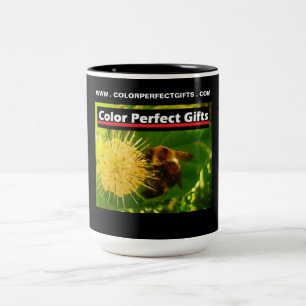 Farbe perfekt Geschenke Werbung Hummelnectar Zweifarbige Tasse
