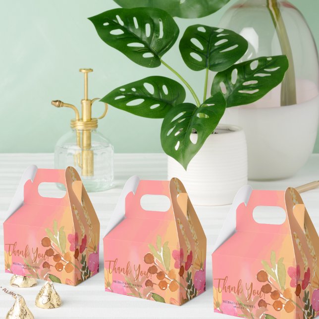 Farbe pfirsichrosa Garten Blüten Geschenkschachtel (Von Creator hochgeladen)