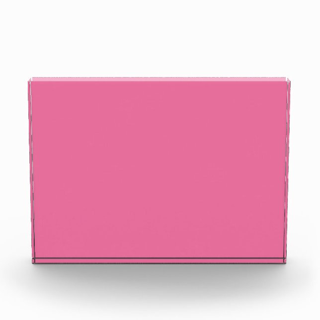 Farbe Rosa Fotoblock (Vorderseite)