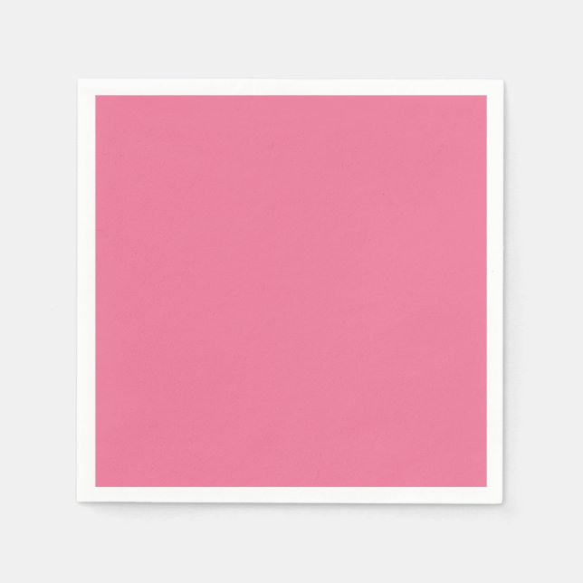 Farbe Rosa Serviette (Vorderseite)