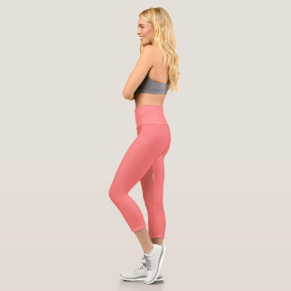 Farbe rot capri leggings