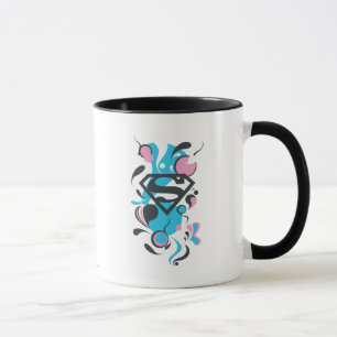 Farbe Splash Blau Tasse
