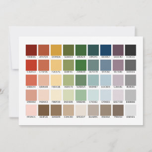 Farbe-Testeinladung Einladung