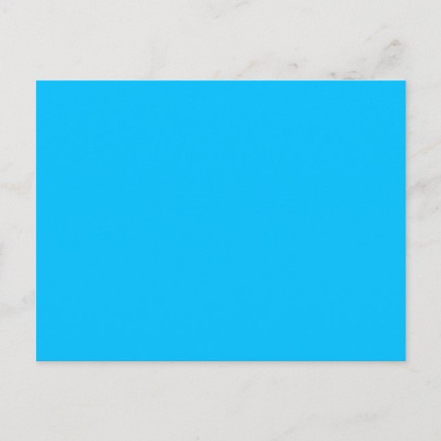 Farbe tiefer Himmel Postkarte (Vorderseite)