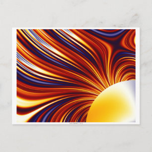 Farbe und Form Abstrakt - Solarschwerkraft und Mag Postkarte