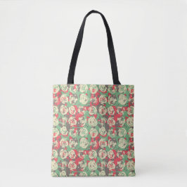Farbe und Rose Harmonie - Nahtloses Muster Tasche