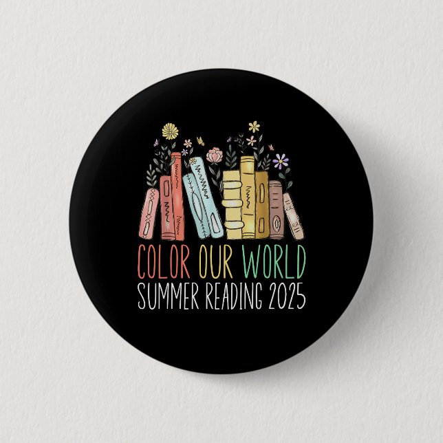Farbe - unsere Welt - Sommerlesen 2025 Button (Vorderseite)