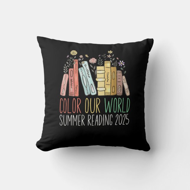 Farbe - unsere Welt - Sommerlesen 2025 Kissen (Vorderseite)