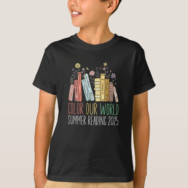 Farbe - unsere Welt - Sommerlesen 2025 T-Shirt (Vorderseite)