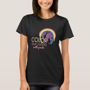 Farbe unserer Erdenwelt mit Stolz T-Shirt