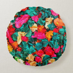 Farbe von getrockneten Blumenspotpourri, Aroma, Ar Rundes Kissen