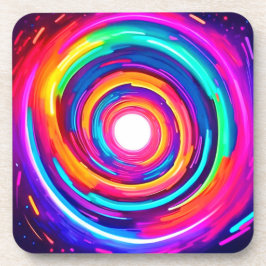 Farbe Vortex: Dynamisches Design Getränkeuntersetzer