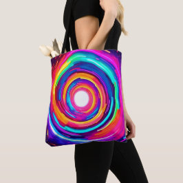 Farbe Vortex: Dynamisches Design Tasche
