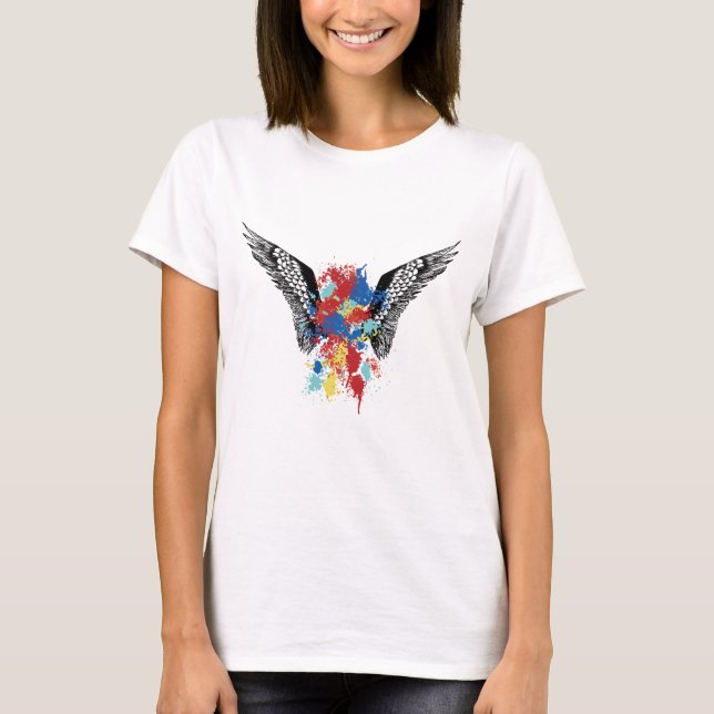 Farbe Wings T - Shirt (Vorderseite)