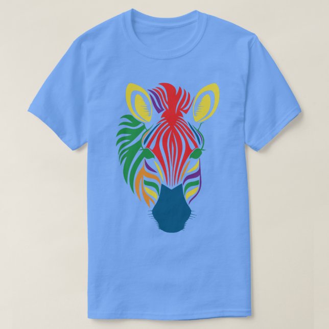 Farbe Zebra 1 T-Shirt (Design vorne)