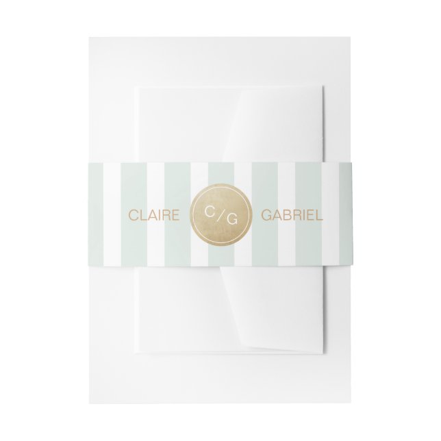Farbeditierbare minimalistische moderne Hochzeitmo Einladungsbanderole (Vorderseite Beispiel)