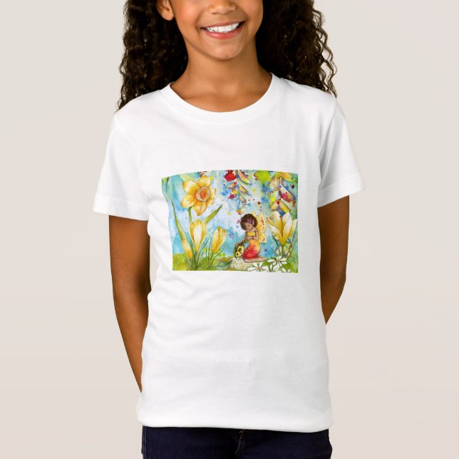 Farbefarbige Illustration T-Shirt (Vorderseite)