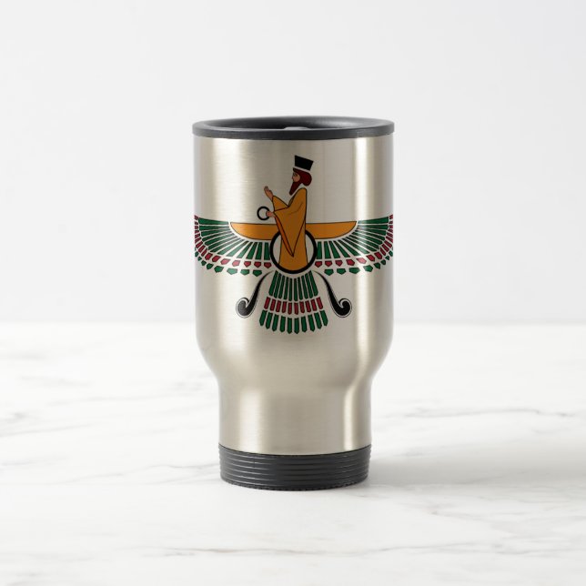 FarbeFarohar Reise-Tasse Reisebecher (Mittel)