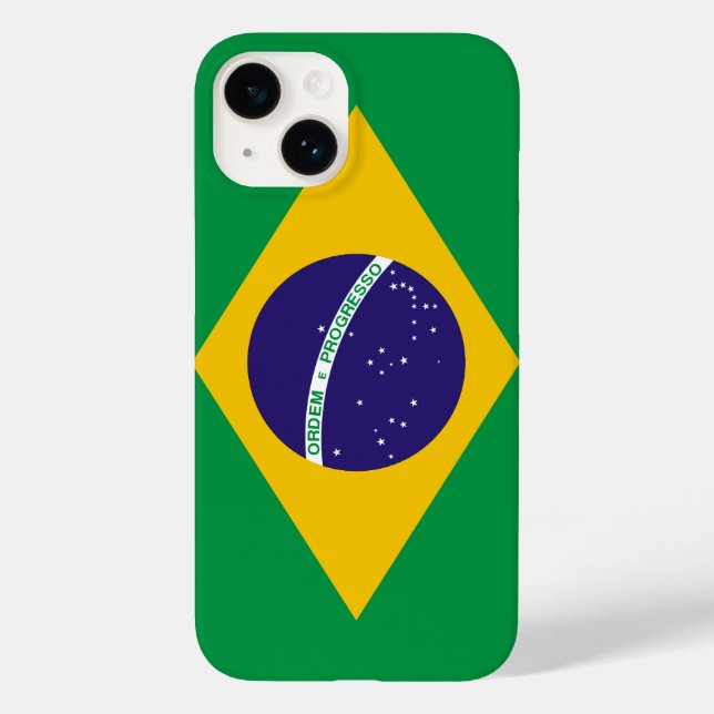Farben anzeigen - Brasilien Case-Mate iPhone 14 Hülle (Rückseite)
