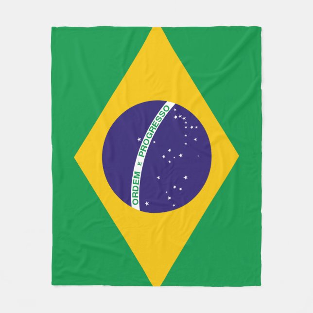 Farben anzeigen - Brasilien Fleecedecke (Vorderseite)