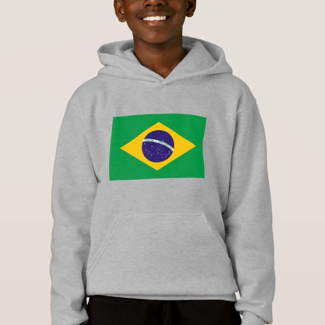 Farben anzeigen - Brasilien Hoodie (Vorderseite)