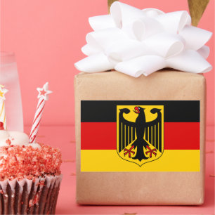 Farben anzeigen - Deutschland Rechteckiger Aufkleber