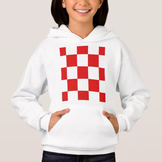 Farben anzeigen - Kroatien Hoodie (Vorderseite)