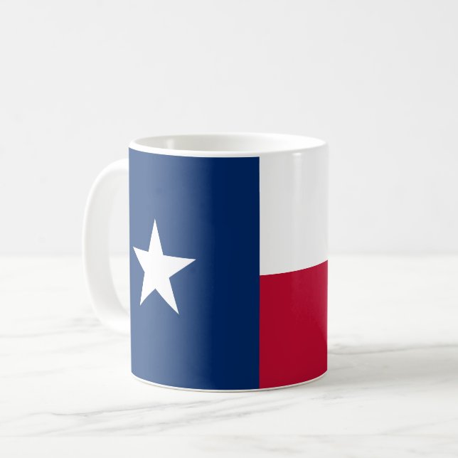 Farben anzeigen - Texas Kaffeetasse (Vorderseite Links)
