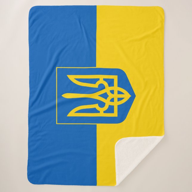 Farben anzeigen - Ukraine Sherpadecke (Vorderseite)