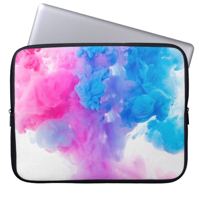 Farben Aquarell Farbe hell Laptopschutzhülle (Vorderseite)