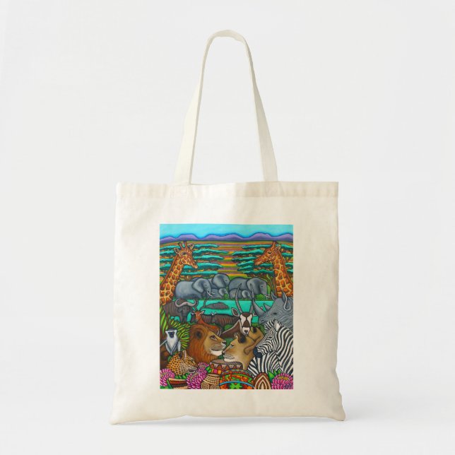 Farben der Afrika-Budget-Taschen-Tasche Tragetasche (Vorne)