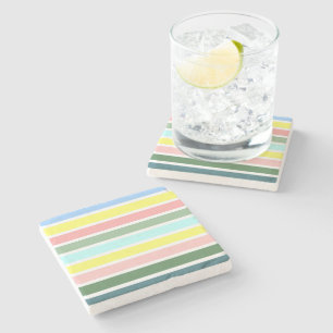 Farben der Bermuda Steinuntersetzer