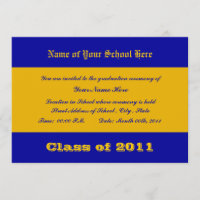 Farben der Blauen und Gold-Schule