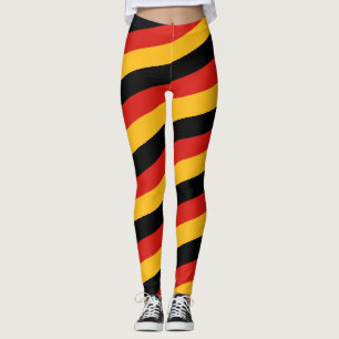 FARBEN DER DEUTSCHEN FLAGGE Streifen + Ihre Ideen Leggings