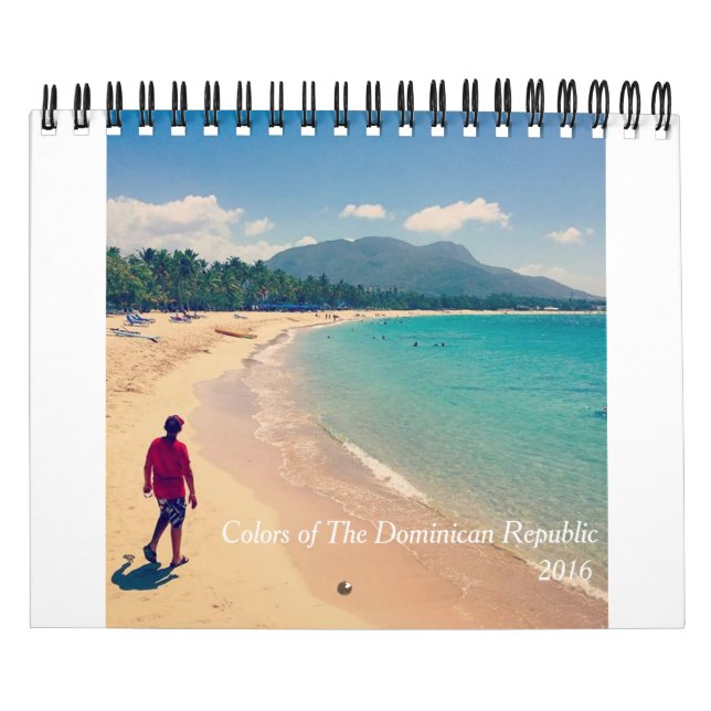 Farben der Dominikanischen Republik Kalender (Titelbild)