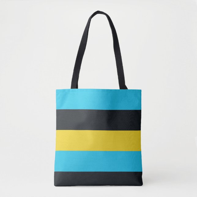 Farben der Flagge von Nassau Tasche (Vorderseite)