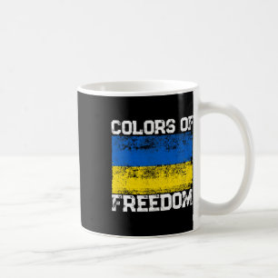 Farben der Freiheit Ukraine-Flagge 1  Kaffeetasse