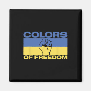 Farben der Freiheit Ukraine-Flagge Magnet