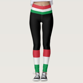 Farben der italienischen Flagge. Leggings