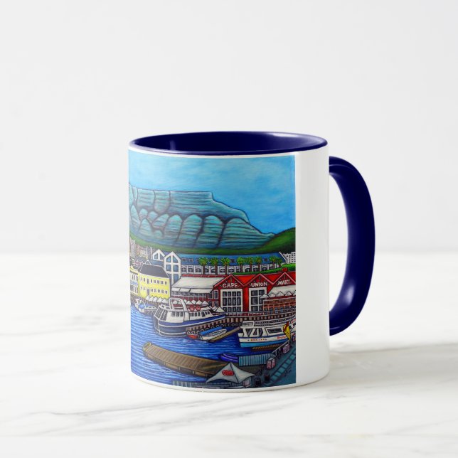Farben der Kaffee-Tasse in Kapstadt Tasse (VorderseiteRechts)