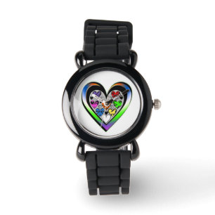 Farben der Liebe Armbanduhr