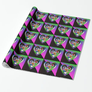 Farben der Liebe Geschenkpapier